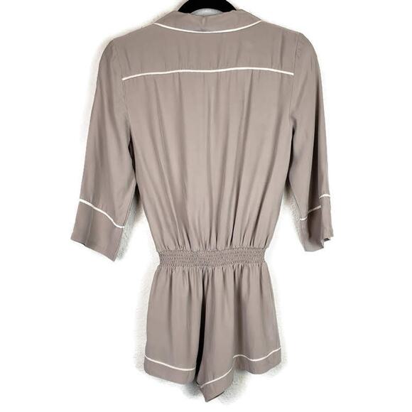 Parker Ally Combo 100% Silk Romper - Picture 5 of 8